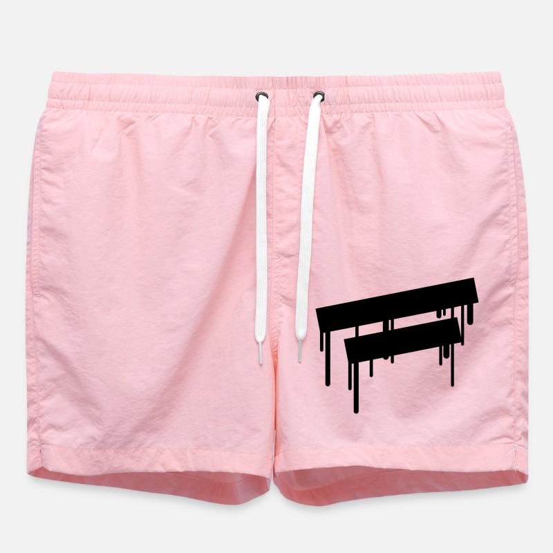 2_empty_graffiti_frames - Swim Trunks - pink