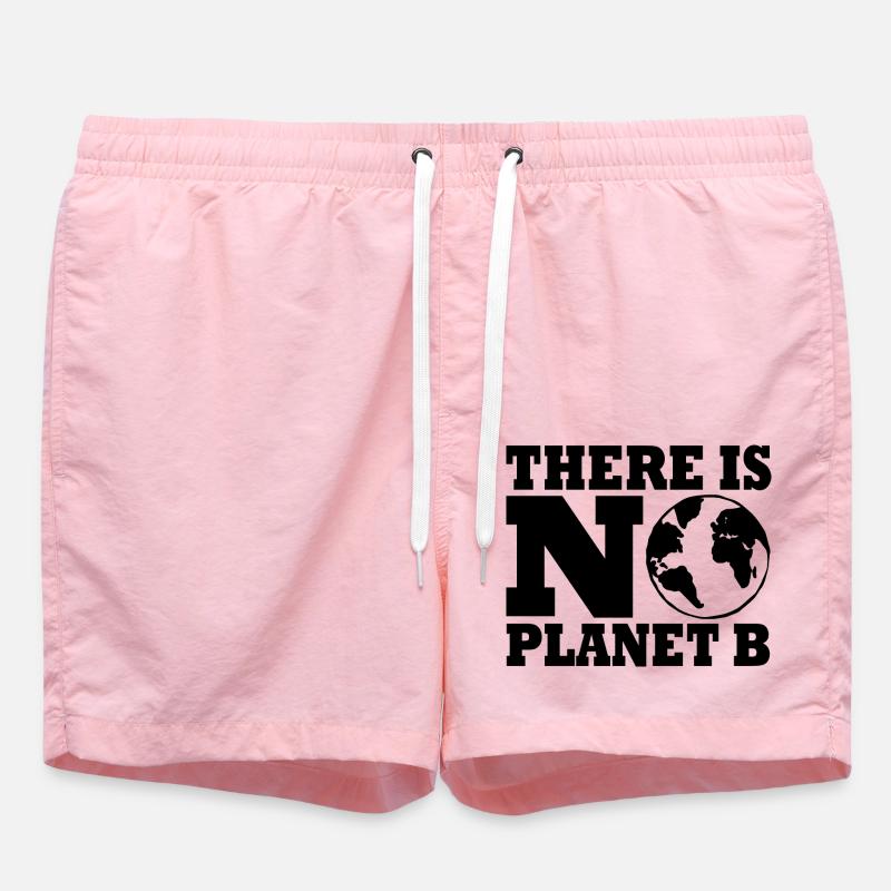 There is no planet B - Short de bain - rose