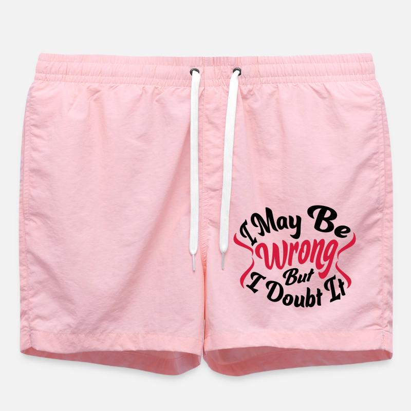 Je peux me tromper - Short de bain - rose