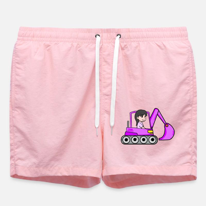 Rosa Bagger Mädchen - Badeshorts - Pink