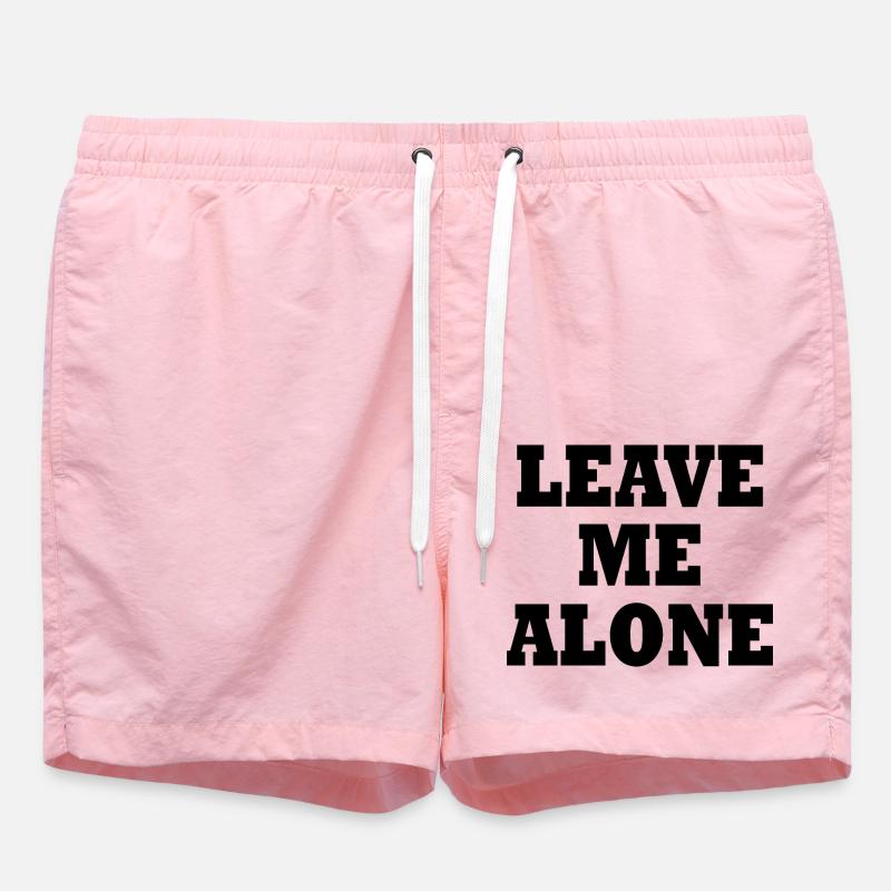 Leave me alone - Short de bain - rose