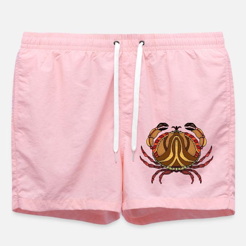 Crab - Swim Trunks - pink