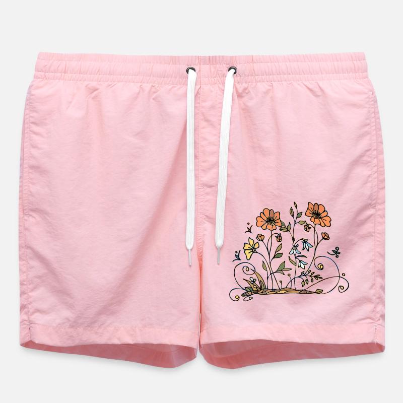 Fleur - Short de bain - rose