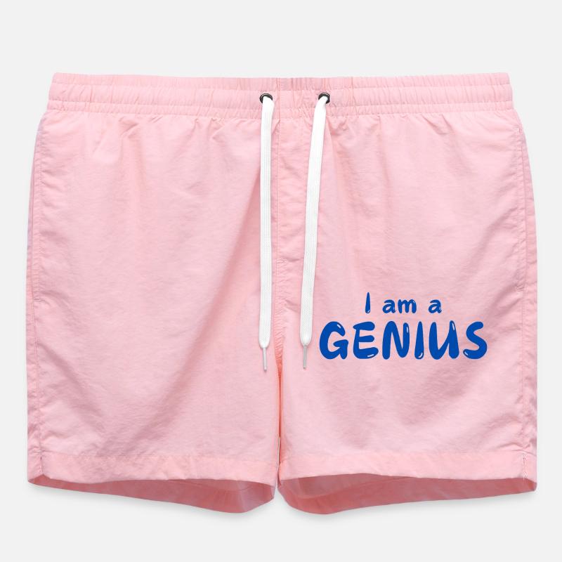 Je suis un GÉNIE - Short de bain - rose