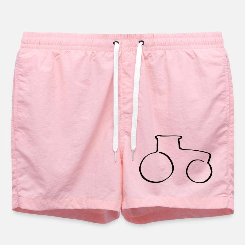 Linientraktor - Badeshorts - Pink