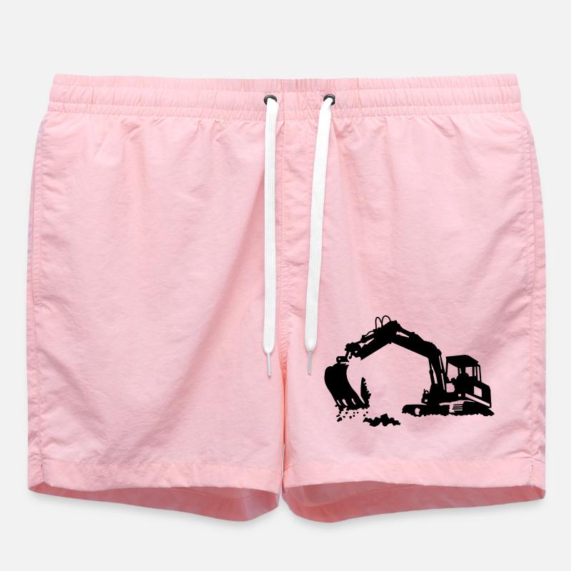 excavator - Short de bain - rose