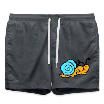 2 Snail Shell Snails Team In Love Friends - Swim Trunks -  - Front