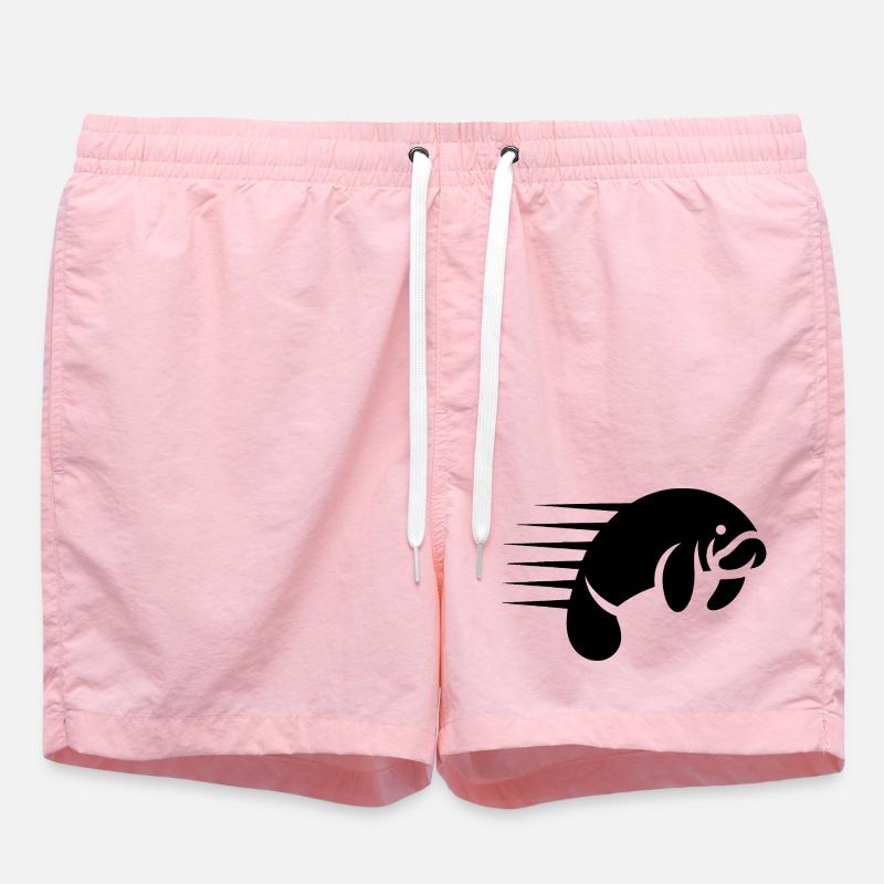 Dugong lamantin - Cool Seacow Logo - Short de bain - rose