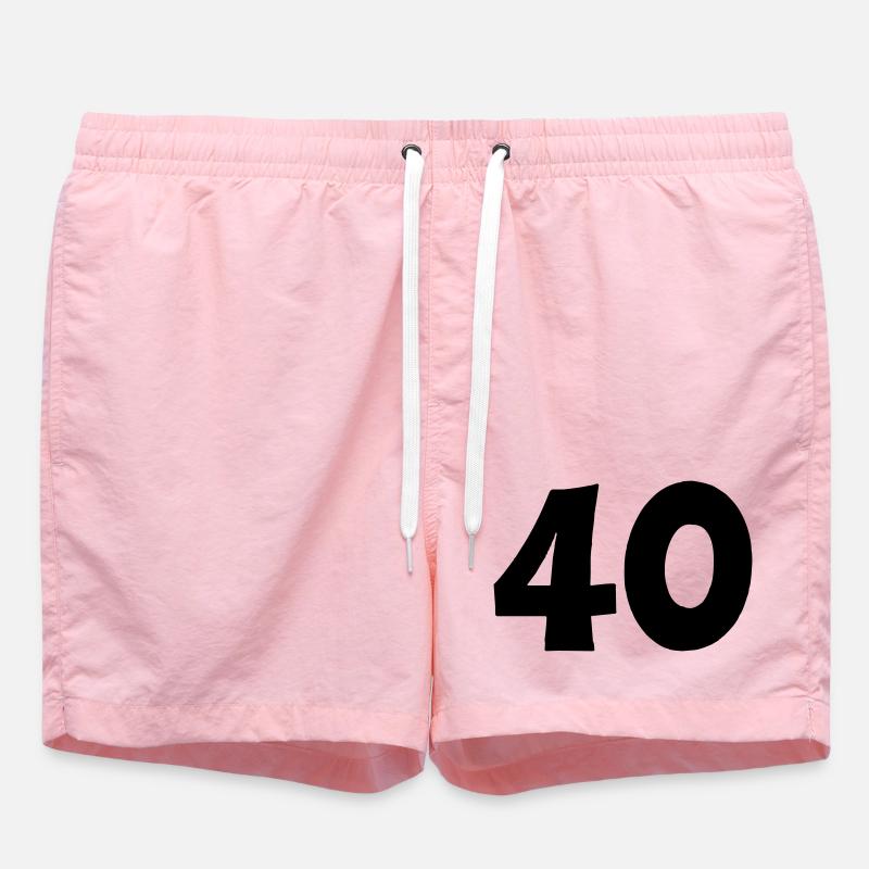40 - Swim Trunks - pink
