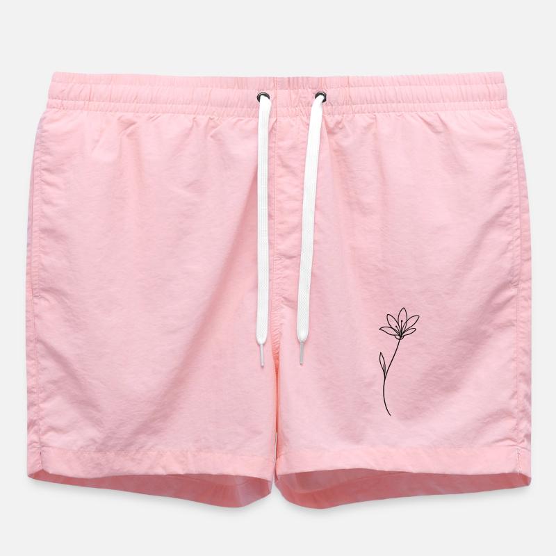 Gamme botanique Fleur Minimale - Short de bain - rose