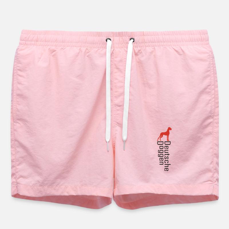 Scripture and Dane above - Swim Trunks - pink