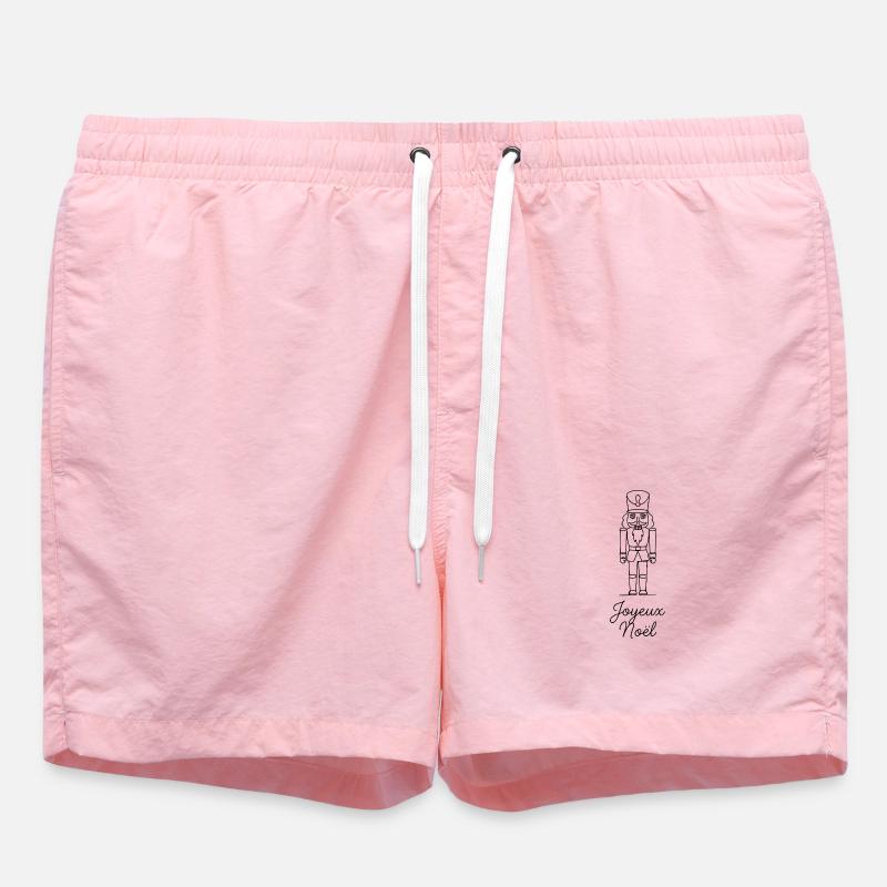 Joyeux Noel Christmas Nutcracker - Swim Trunks - pink