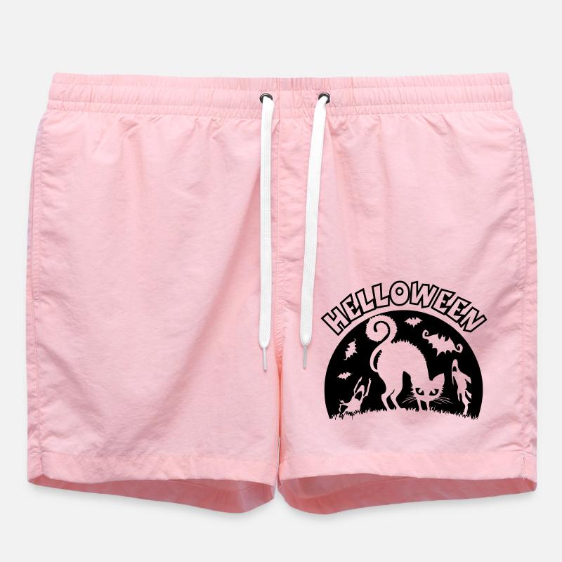 Helloween01 - Short de bain - rose