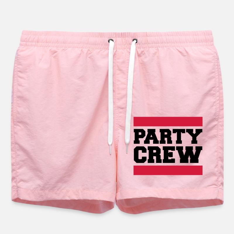 Party Crew Design - Short de bain - rose