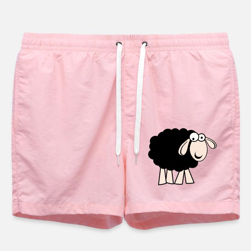 Mouton noir - Short de bain - rose