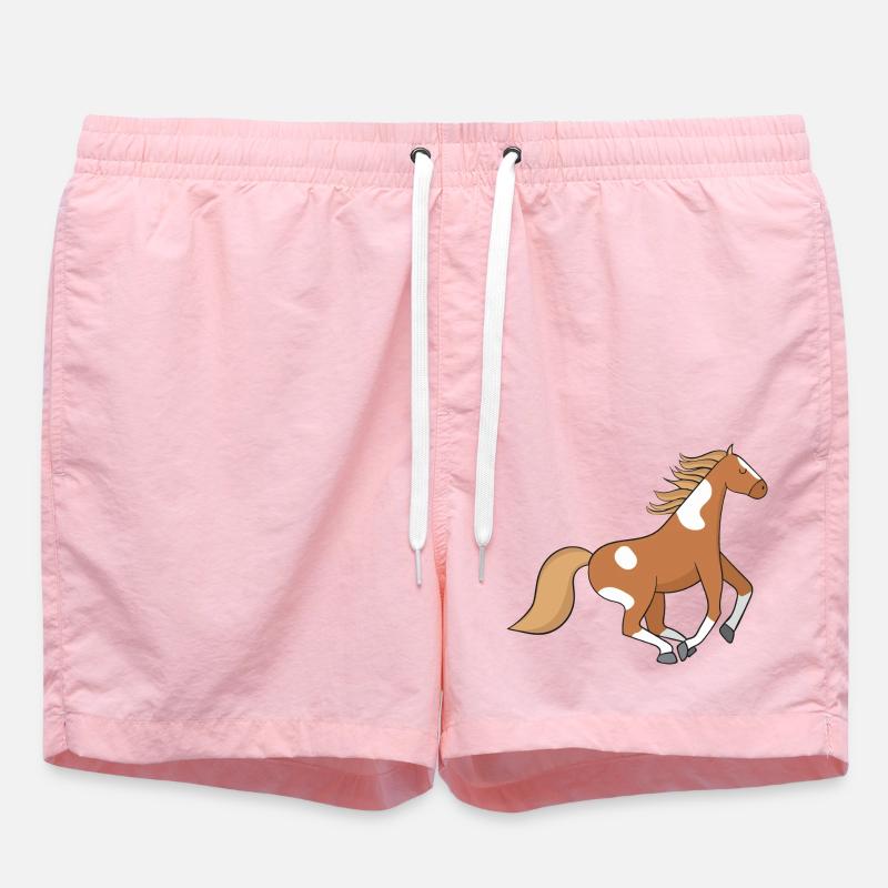 Cheval - Short de bain - rose