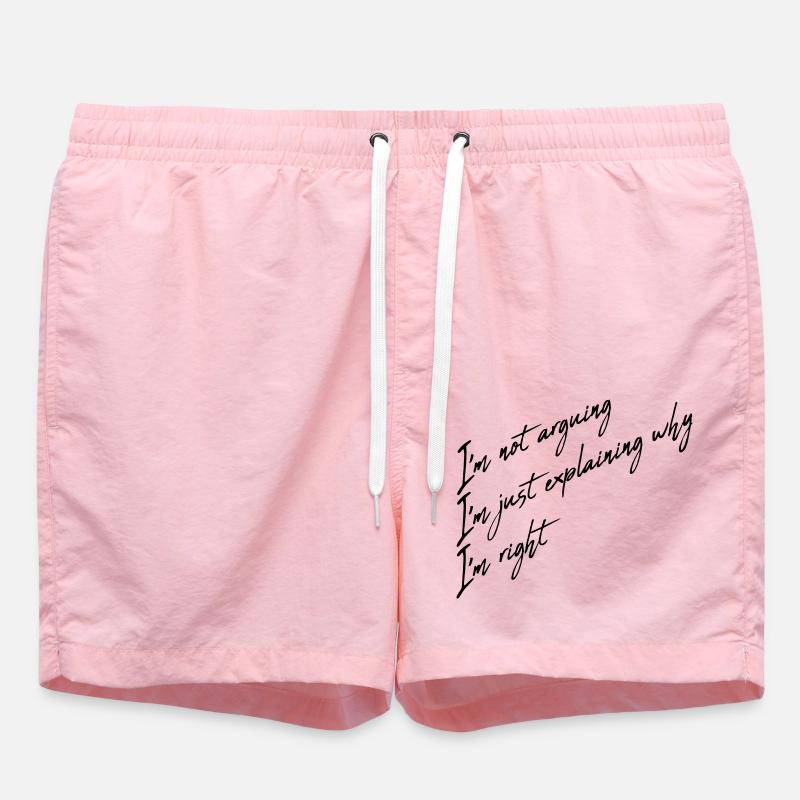 Je ne discute pas - Short de bain - rose