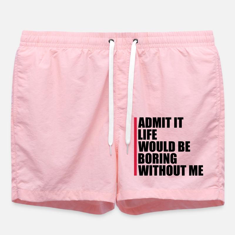 vie ennuyeuse sans moi - Short de bain - rose