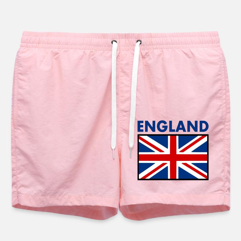 angleterre - Short de bain - rose