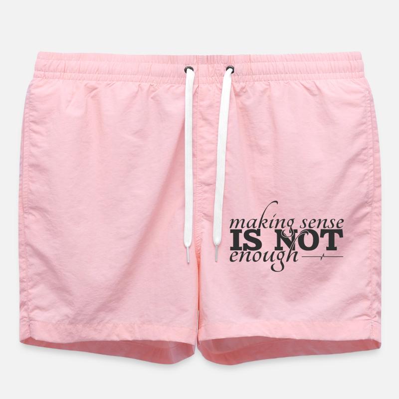 Making sense is not enough - Badeshorts - Pink