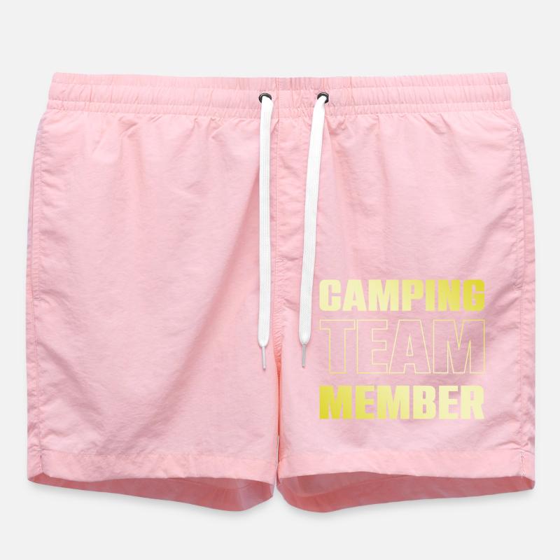 Équipe du camping - Short de bain - rose