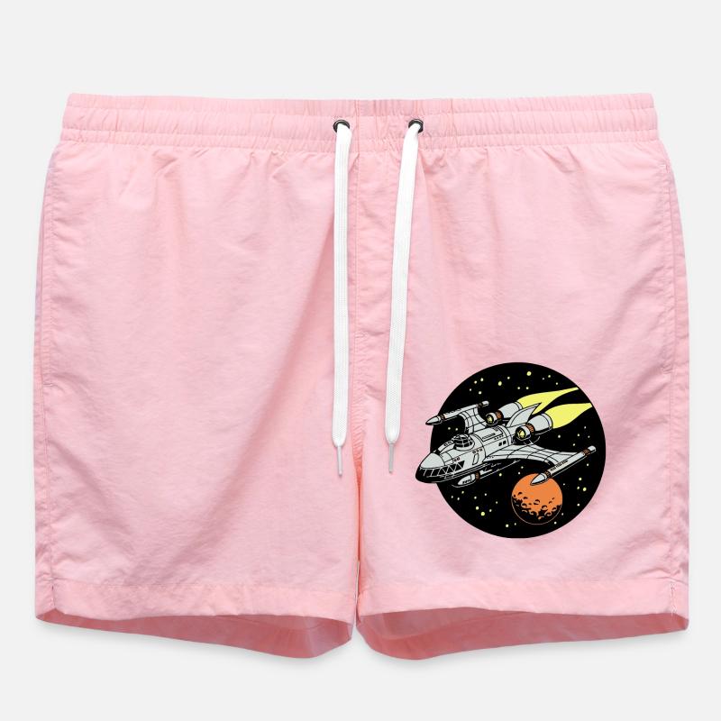 Astronef - Short de bain - rose