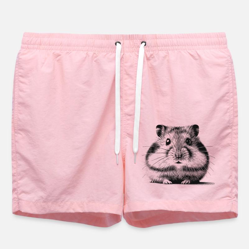 Hamster commun - Short de bain - rose