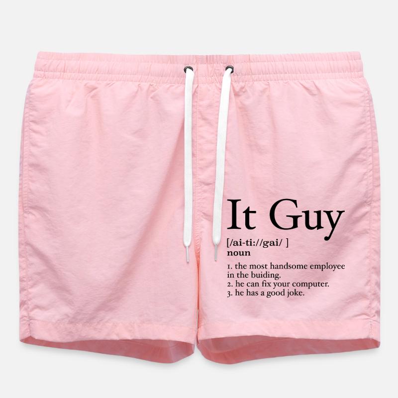 It guy definition - Short de bain - rose
