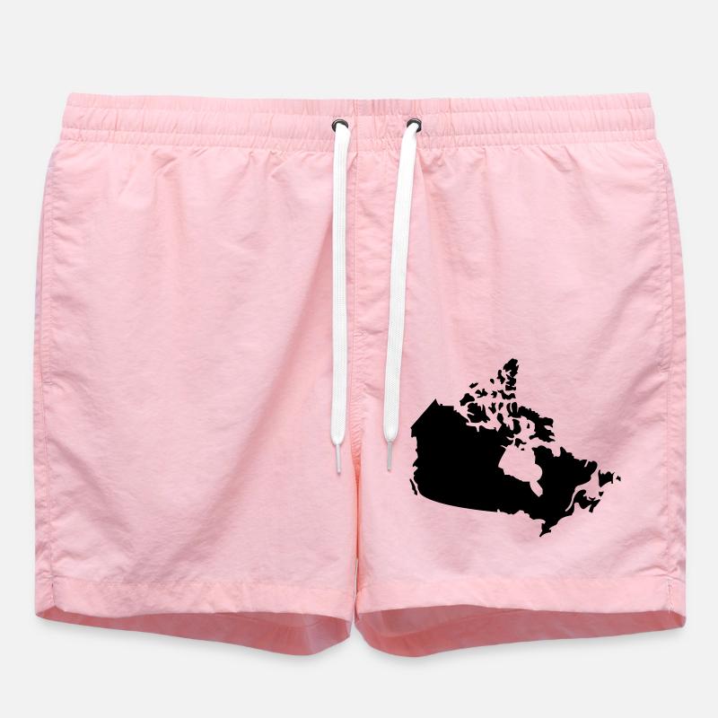 Pays du Canada - Short de bain - rose