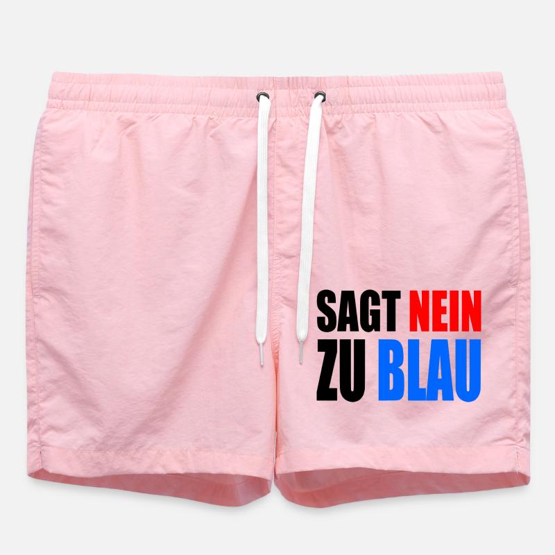 Dites non au bleu - AfD - Short de bain - rose