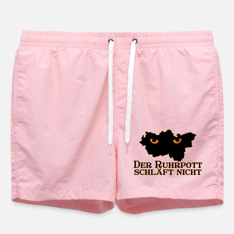 The Ruhrpott does not sleep - Swim Trunks - pink