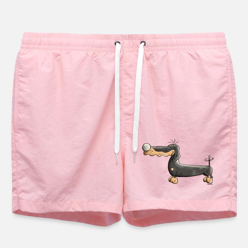 Darinka der Dackel - Badeshorts - Pink