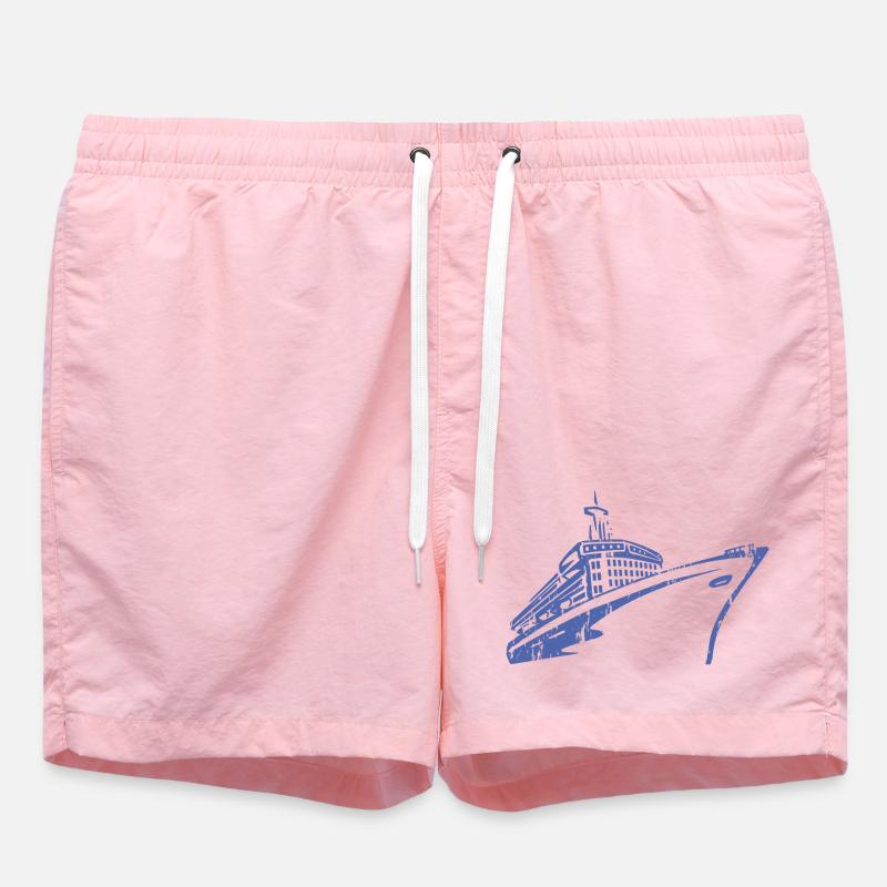 Kreuzfahrtschiff Kreuzfahrt Schiff Luxus - Badeshorts - Pink