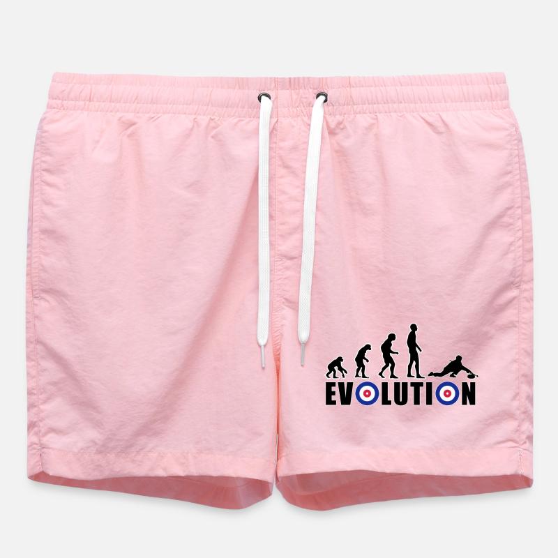 EVOLUTION CURLING Curling Gift Winter - Swim Trunks - pink