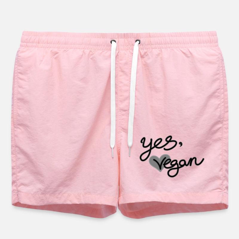 Oui, végétalien - Short de bain - rose