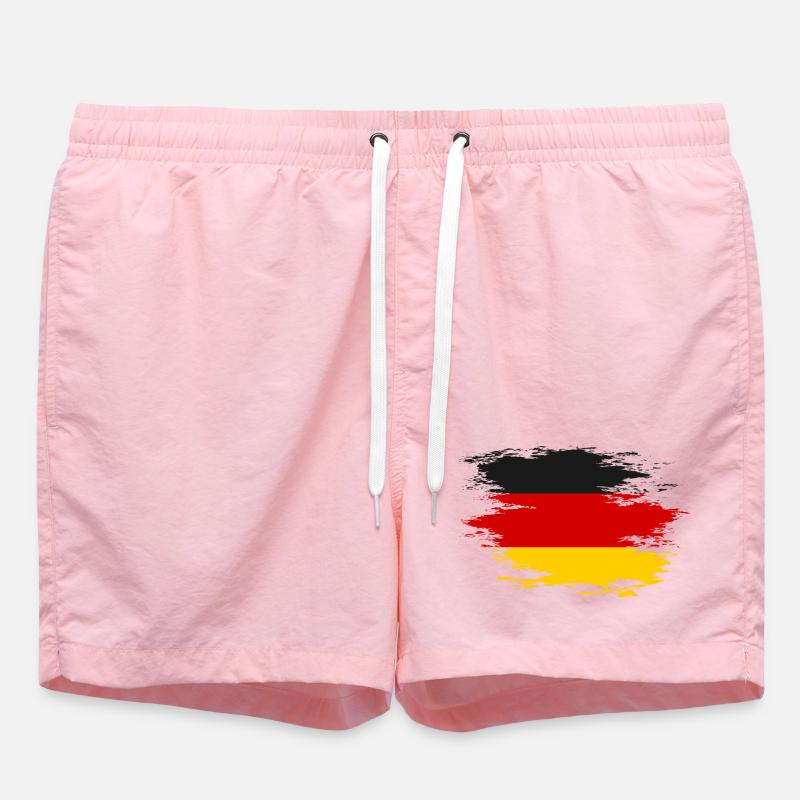 Drapeau de l’Allemagne utilisé Design - Short de bain - rose