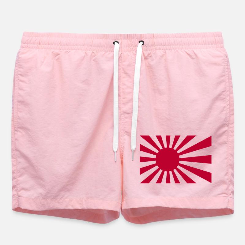 Drapeau du Soleil Levant - Short de bain - rose