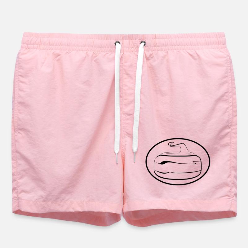 L’art du curling - Short de bain - rose