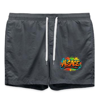 Magical Alsace Graffiti Design T-shirt - Swim Trunks -  - Front