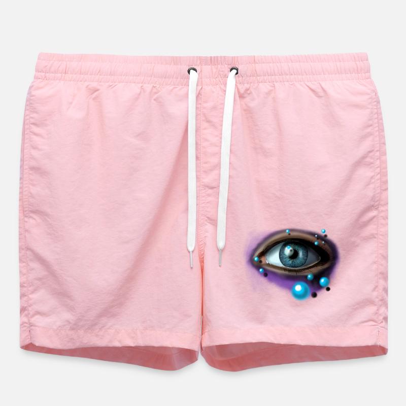 Oeil dans l’éclat lavande - Short de bain - rose
