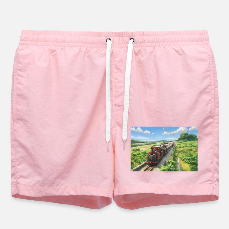 Dduallt Double Header - Swim Trunks - pink