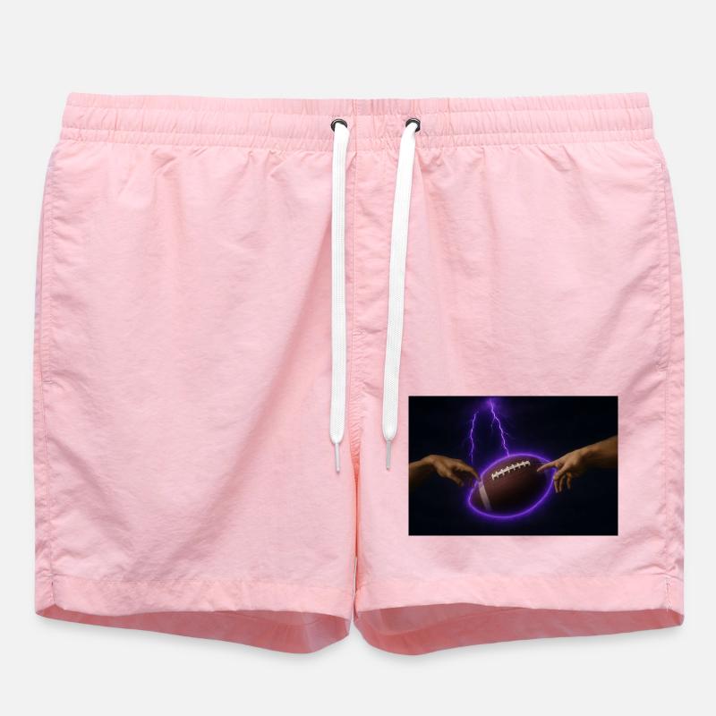 Football de la nébuleuse Blitz - Short de bain - rose