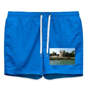 The fishermen's cottages of Caorle - Swim Trunks - cobalt blue - Front