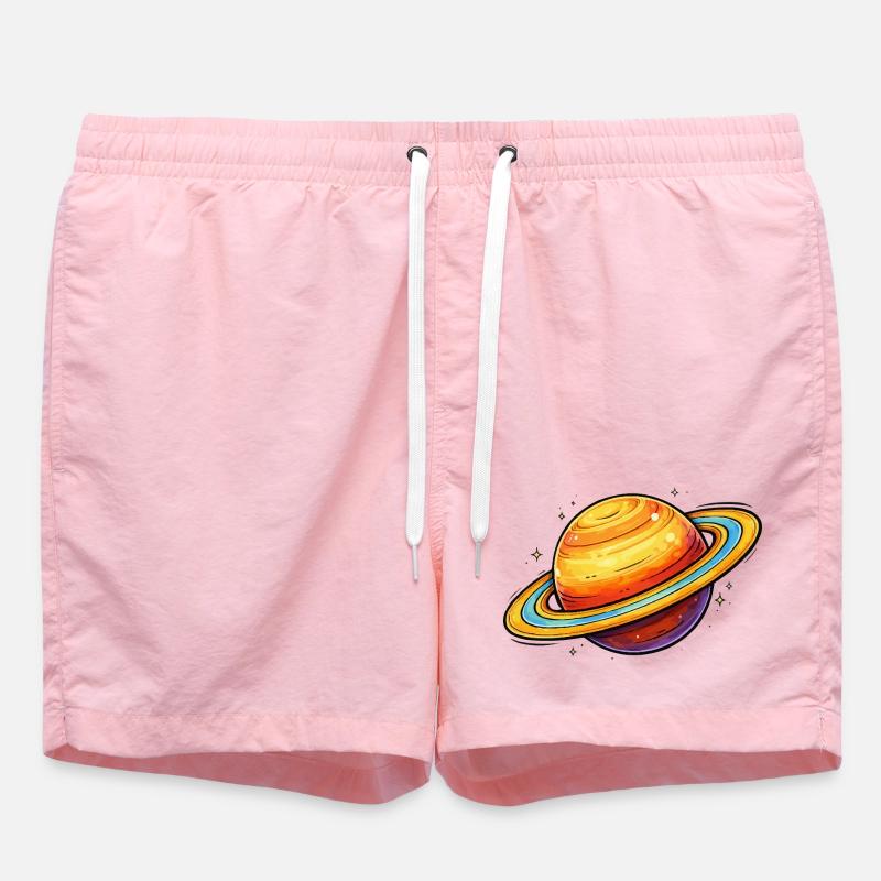 Planète Saturne - Short de bain - rose