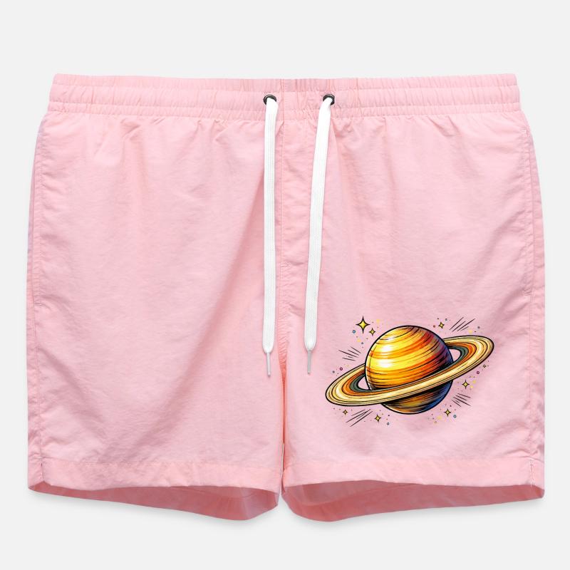 Planète Saturne - Short de bain - rose