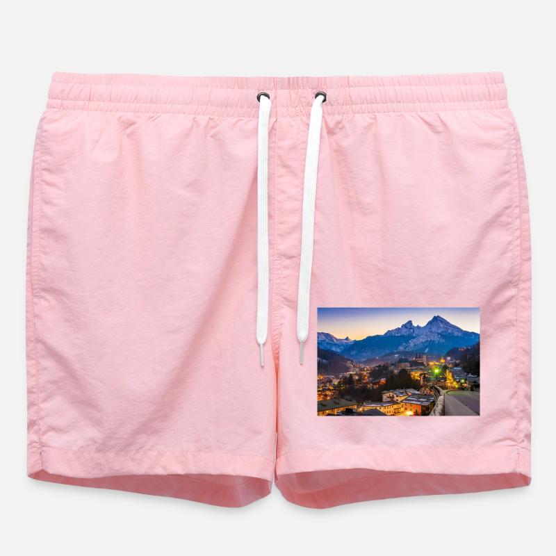 Berchtesgaden avec Watzmann - Short de bain - rose