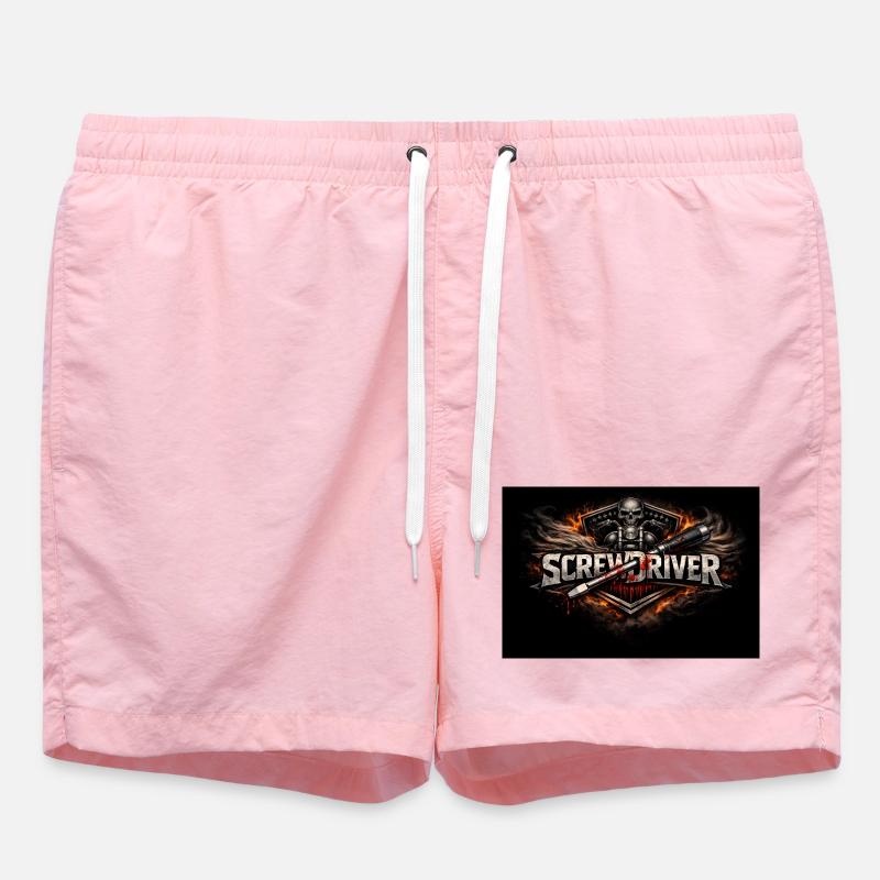 BLACK TOOL GARAGE - Swim Trunks - pink