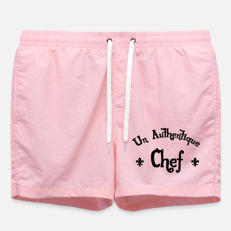 Authentic Chef - Swim Trunks - pink