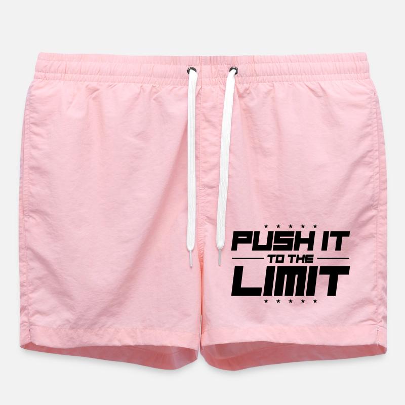 Push It To The Limit - Badeshorts - Pink