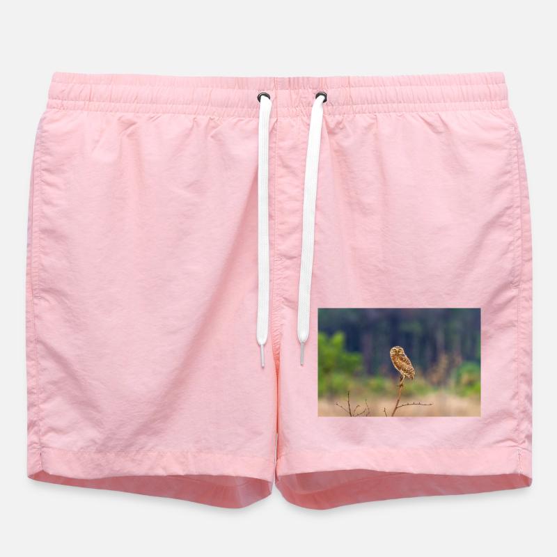 Eule die Eule - Badeshorts - Pink